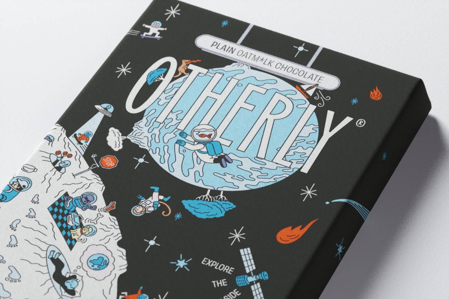 Plain Vegan OatM*lk Chocolate Bar 130g