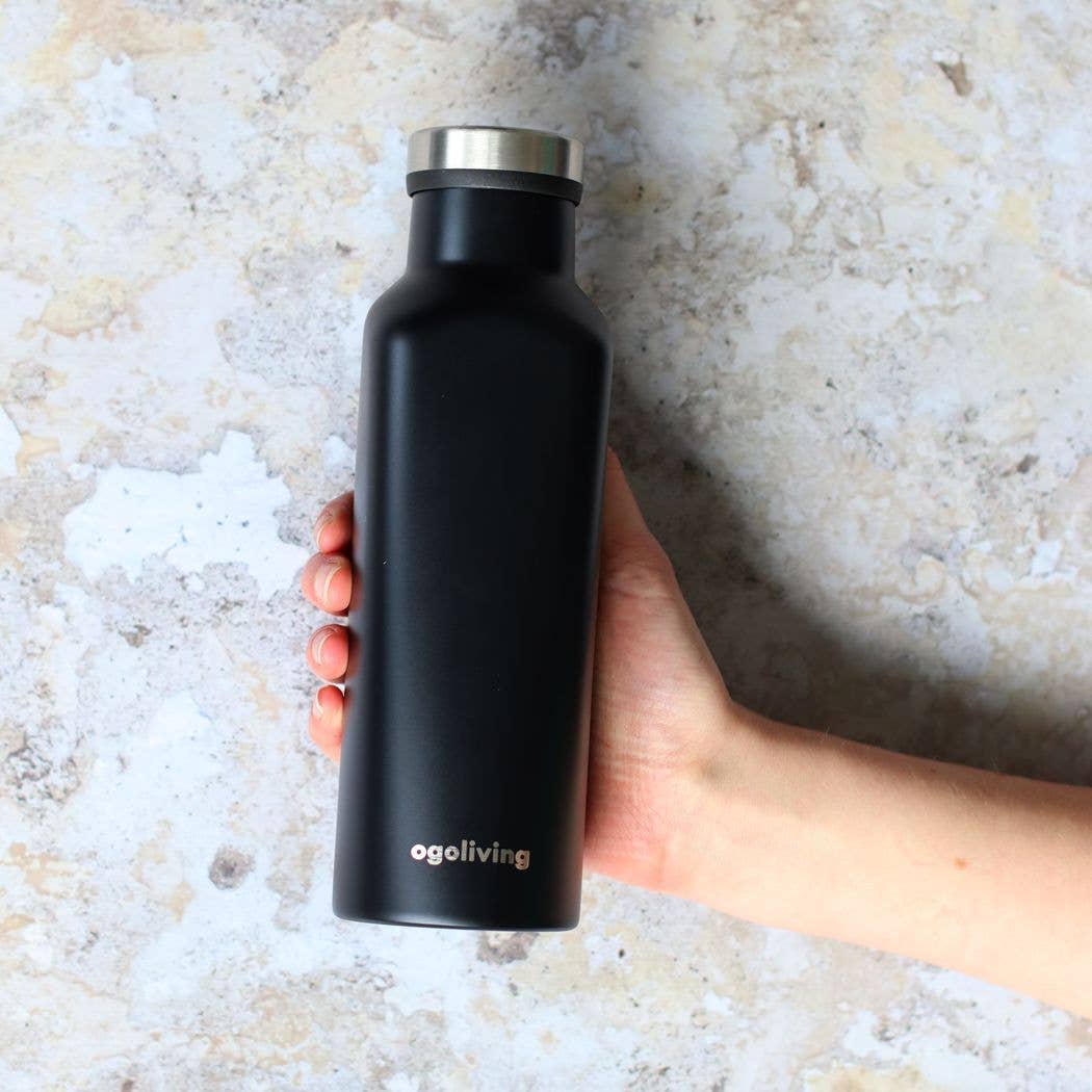 Kuumo 480 ml isothermal bottle black