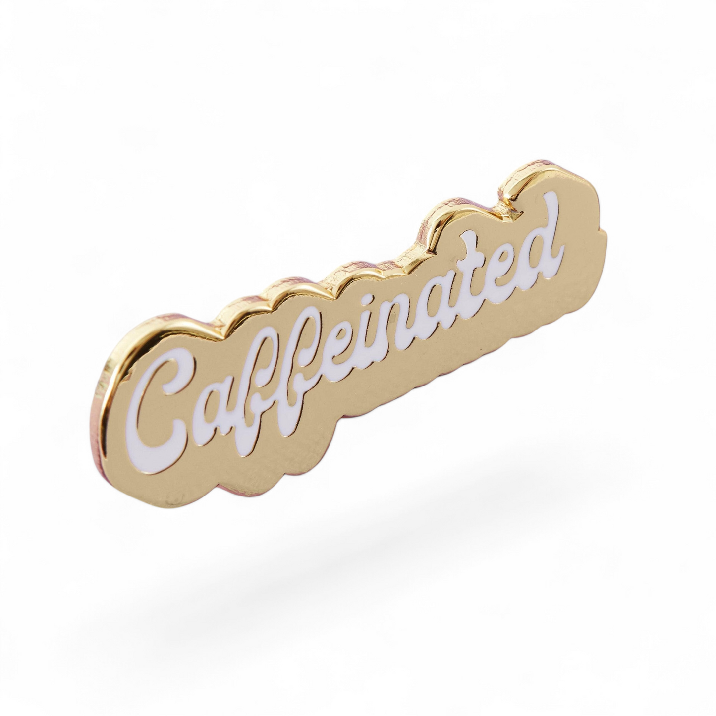 Caffeinated Enamel Pin