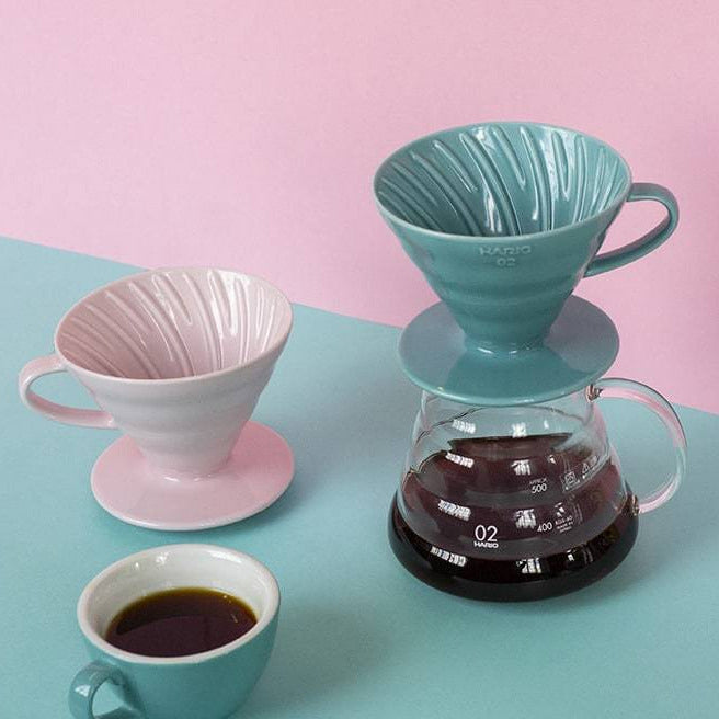 Hario V60 Ceramic Coffee Dripper Indigo Blue - Size 02