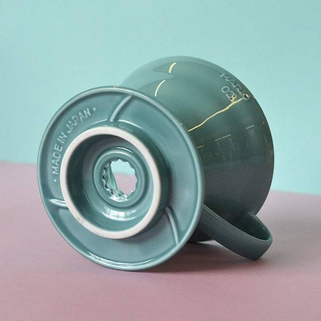 Hario V60 Ceramic Coffee Dripper Blue - Size 02