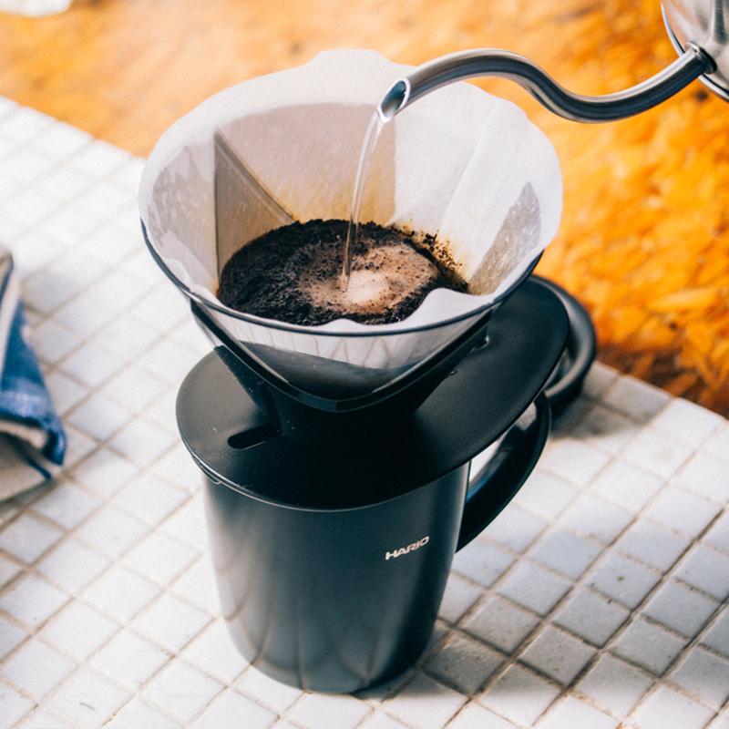 Hario V60 One Pour Dripper MUGEN (Plastic)