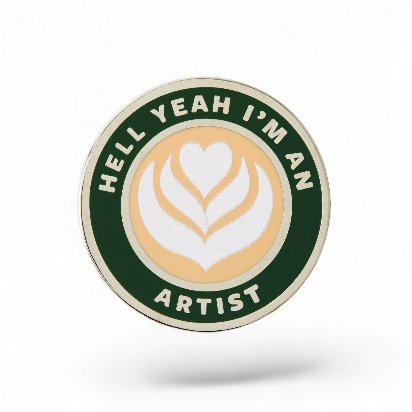 Coffee Artist Enamel Pin