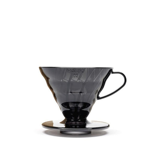 Hario V60 Coffee Dripper Set Transparent Black Size 02