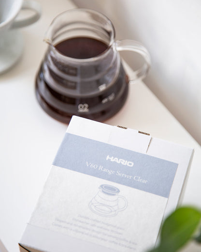Hario Bloom V60 Glass Range Coffee Server 600ml