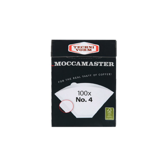Moccamaster Filter Papers (Size 04) White 100 Pack